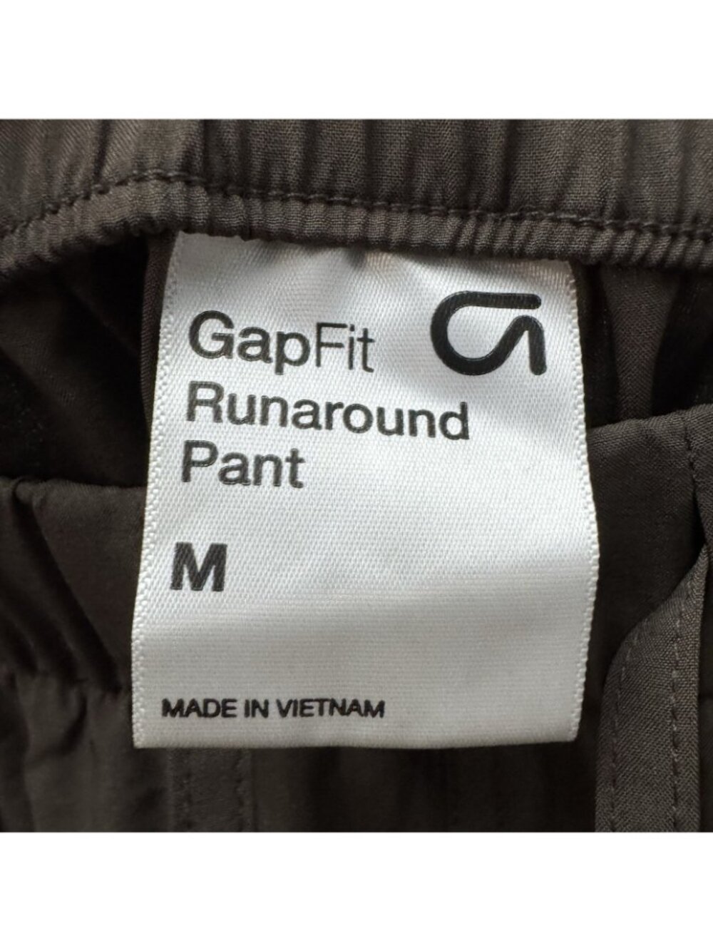 GapFit Runaround Pant Women Medium Brown Wide Leg Athletic Travel Pants - Picture 6 of 8